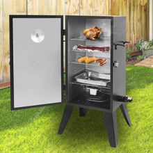 Load image into Gallery viewer, Electric Multi-Tier Outdoor Vertical BBQ Smoker Grill
