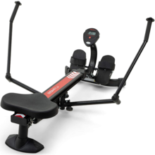 Load image into Gallery viewer, Adjustable Compact Seated Back Rowing Exercise Machine
