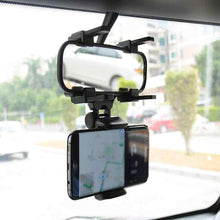 Load image into Gallery viewer, Rear View Mirror Cell Phone Holder Mount

