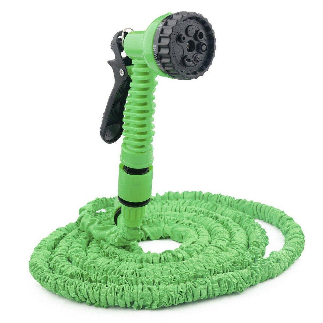 Latex Expanding Flexible Water Hose with Spray Nozzle - Until Times Up
