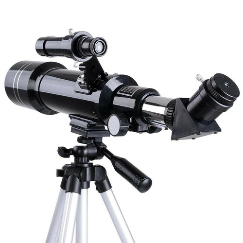 Astronomical Refractor Telescope 400/70mm 66x Magnification Refractive Eyepieces Tripod Beginners - Until Times Up