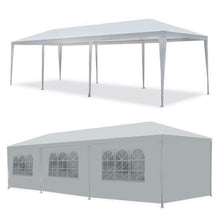 Load image into Gallery viewer, 10&#39; by 30&#39; Portable White Party Canopy Tent
