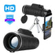 HD Monocular Telescope With Phone Tripod | 40X60mm Night Vision Lens Included For Outdoor Hiking