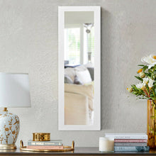 Load image into Gallery viewer, Modern Over The Door Light Up Jewelry Storage Mirror Armoire
