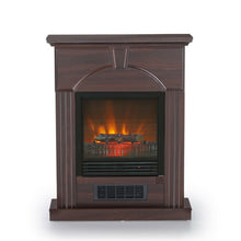 Load image into Gallery viewer, Standing Indoor Electric 3D Flame Log Fire Place Mantel 28&quot;
