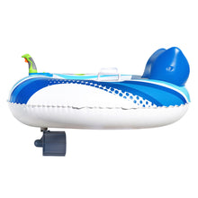 Load image into Gallery viewer, Large Kids / Adults Motorized Inflatable Floating Pool Chair Tube Lounger
