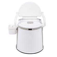 Load image into Gallery viewer, Adults Portable Freestanding Camping RV Travel Potty Toilet With Handrails
