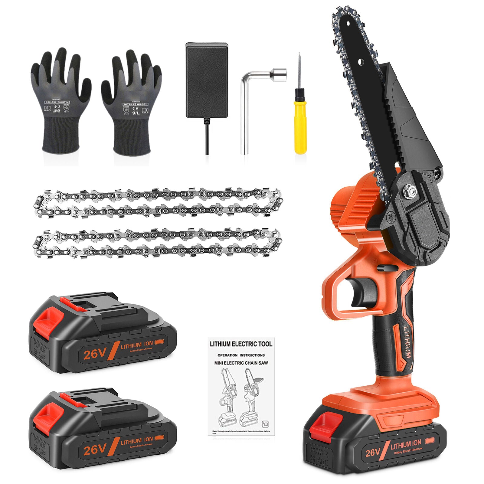 Battery Operated Tree Mini Battery Powered Cordless Electric Mini Tree Branch Chainsaw – Until ...