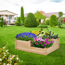 Load image into Gallery viewer, Raised Wooden Vegetable Herb Flower Garden Multi Planter Box
