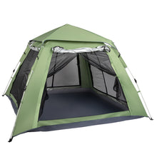 Load image into Gallery viewer, All Weather Outdoors 4 Person Waterproof Family Camping Tent
