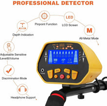 Load image into Gallery viewer, Hunter X7 Deep Ground Waterproof Metal Detector Gold Finder, LCD Display Shovel-Search-Coil - Until Times Up
