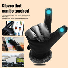 Load image into Gallery viewer, -30℃ Leather Waterproof Winter Warm Ski Gloves | Touch Screen Compatible - Until Times Up

