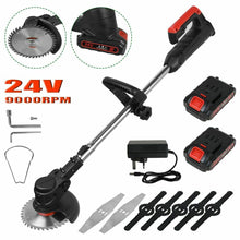 Load image into Gallery viewer, Powerful Electric Battery Operated Cordless Weed Eater / Grass Trimmer With 2 Batteries
