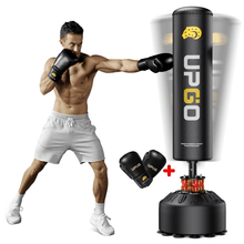 Load image into Gallery viewer, 70&quot; 205 Pound MMA Kick Boxing Punching Bag With Boxing Gloves

