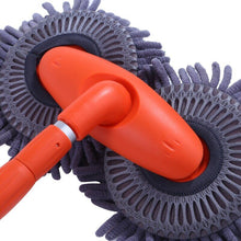 Load image into Gallery viewer, Rotating Double Head Microfiber Car Exterior Cleaner Duster Mop
