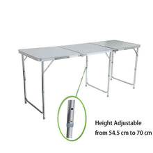 Load image into Gallery viewer, Portable Aluminum Folding Table Indoor/Outdoor
