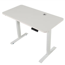 Load image into Gallery viewer, White FlexiDesk Electric Standing Desk Adjustable Height w/ Memory Store Control - Until Times Up
