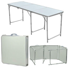 Load image into Gallery viewer, Portable Aluminum Folding Table Indoor/Outdoor
