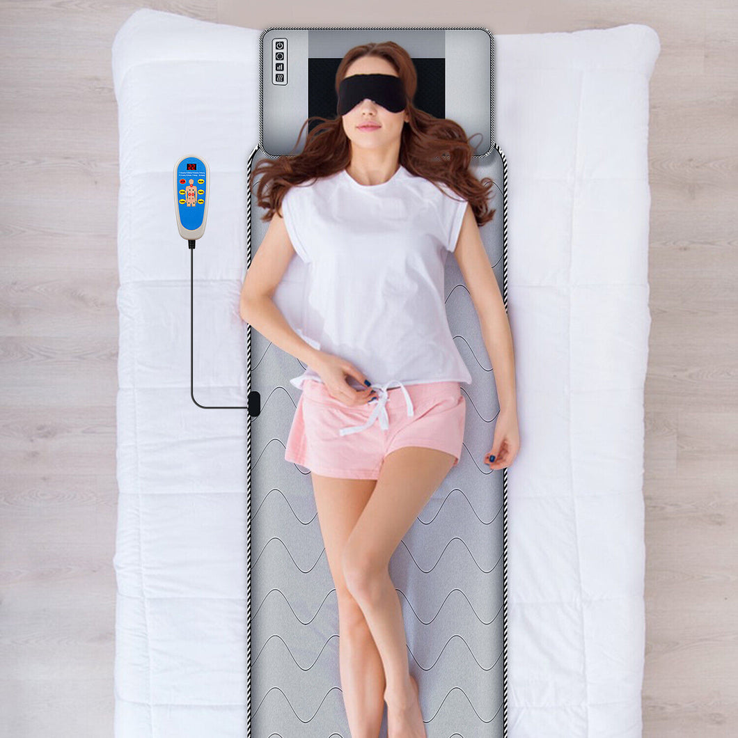 Heated Electric Portable Full Body Massage Mattress Mat