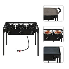 Load image into Gallery viewer, Portable Propane Burner Gas Cooker Outdoor Camping Stove Grill
