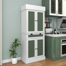 Load image into Gallery viewer, Large Capacity Freestanding Food Storage Kitchen Pantry Cabinet
