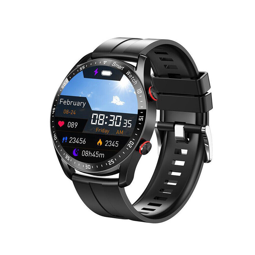 ECG Waterproof Bluetooth Smart Watch Phone for iPhone Samsung