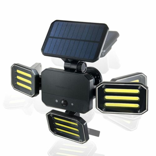 Outdoor Solar Floodlight with Motion Sensor and Remote Control