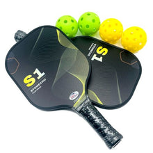 Load image into Gallery viewer, Pickleball Paddles Set - 2 Lightweight Paddles &amp; 4 FREE Balls (USAPA Approved)
