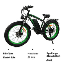 Load image into Gallery viewer, Electric Bike 1500W Fat Tire Ebikes for Adult 48V 15AH Dual Motor 45KMH 55
