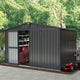 Storage Shed 10'x 8' Metal Shed for Backyard,Garden,Lawn,w/Lockable Door