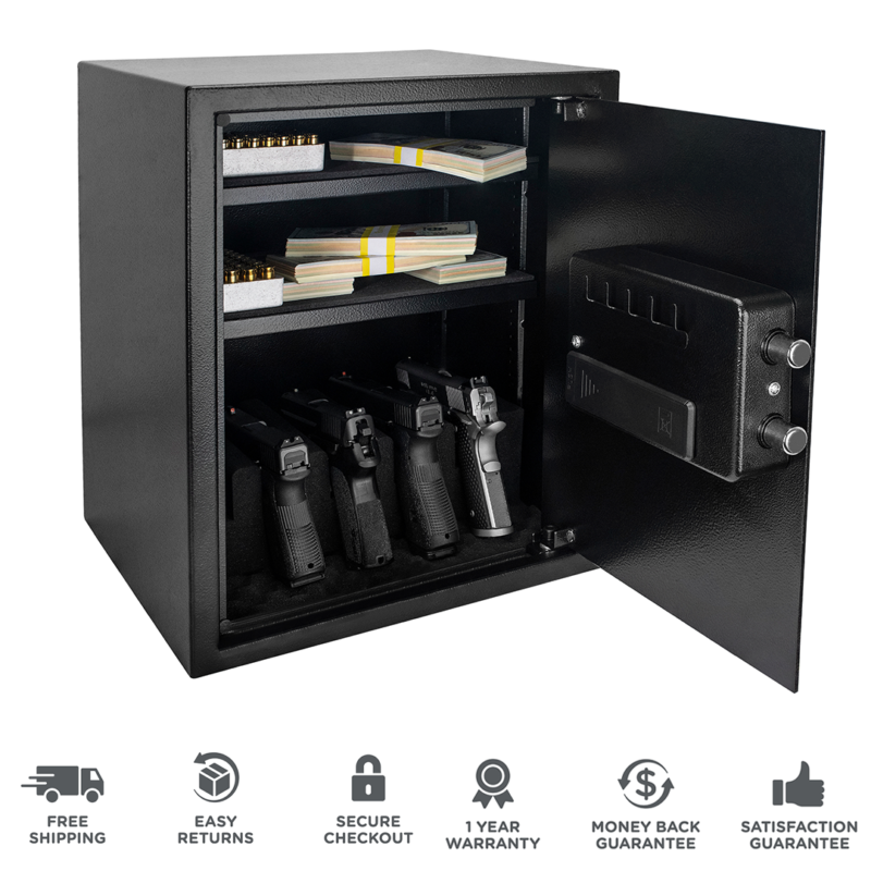 Biometric Cabinet Safe Fast Acccess Home Office Securty Protect