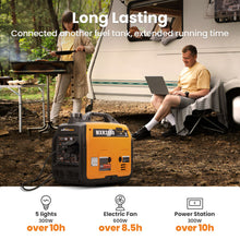 Load image into Gallery viewer, Gas Powered 3500 Watt Portable Inverter Generator Super Quiet 58 dB Home Backup
