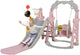 4 in1 Kids Slide and Swing Set Indoor Outdoor Playground Climber Playset Safety