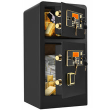 Load image into Gallery viewer, Large Home Safes 4.5Cub Fireproof Double Safes Lockbox Digital Keypad Money Safe
