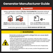 Load image into Gallery viewer, 5500 / 5000 Watt Electric Start Inverter Generator 4-Stroke 223cc OHV Air-cooled
