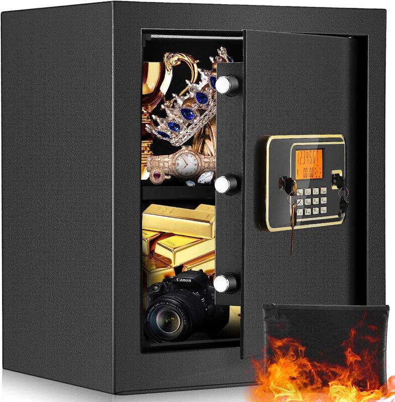 2.2 Cub Safe Box Digital Combination LED Lock Safe Keypad Home – Until ...